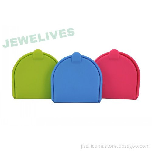 Silicone Cosmetic Pouch In Folding Style